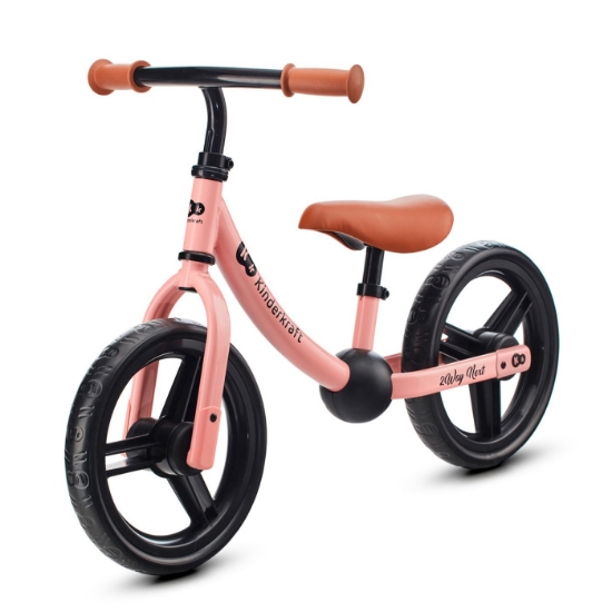 Imagine BICICLETA FARA PEDALE, KINDERKRAFT - 2WAY NEXT, PORTOCALIU, 12INCH, ROSE PINK