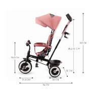 Imagine TRICICLETA COPII KINDERKRAFT ASTON, ROSE PINK