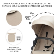 Imagine CARUCIOR KINDERKRAFT NEWLY, 3 IN 1, BEJ