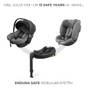 Imagine SCOICA AUTO KINDERKRAFT I-LITE CU BAZA ENDURA SAFE FX GREY