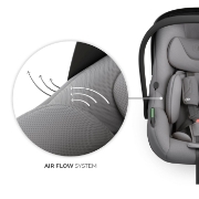 Imagine SCOICA AUTO KINDERKRAFT I-LITE CU BAZA ENDURA SAFE FX GREY
