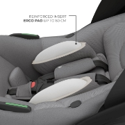 Imagine Scoica auto Kinderkraft I-Lite cu baza Endura Safe FX Grey