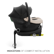 Imagine SCOICA AUTO KINDERKRAFT I-LITE CU BAZA ENDURA SAFE FX BEIGE