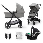 Imagine Carucior Kinderkraft Newly, 3 in 1, Light Grey