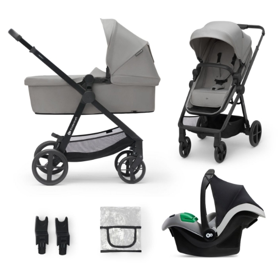 Imagine Carucior Kinderkraft Newly, 3 in 1, Light Grey