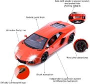 Imagine MASINA CU TELECOMANDA LAMBORGHINI AVENTADOR ROSU CU SCARA 1 LA 24