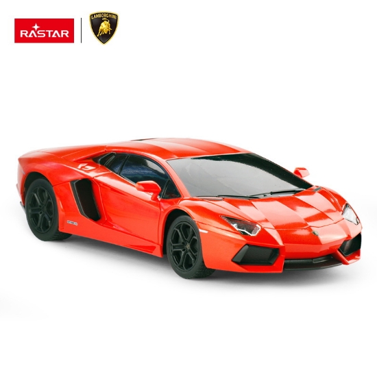 Imagine MASINA CU TELECOMANDA LAMBORGHINI AVENTADOR ROSU CU SCARA 1 LA 24