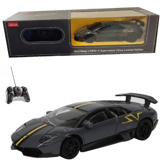 Imagine MASINA CU TELECOMANDA LAMBORGHINI MURCIELAGO LP670-4 SUPERVELOCE CHINA LIMITED EDITION CU SCARA 1 LA 24