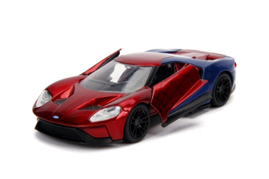 Imagine Masinuta metalica Spiderman 2017 Ford GT scara 1 la 32