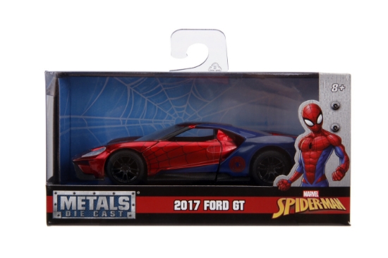 Imagine Masinuta metalica Spiderman 2017 Ford GT scara 1 la 32