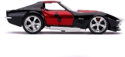 Imagine Mașină metalică Harley Quinn 1969 Corvette Stingray scară 1 la 32
