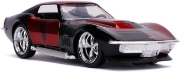 Imagine Mașină metalică Harley Quinn 1969 Corvette Stingray scară 1 la 32
