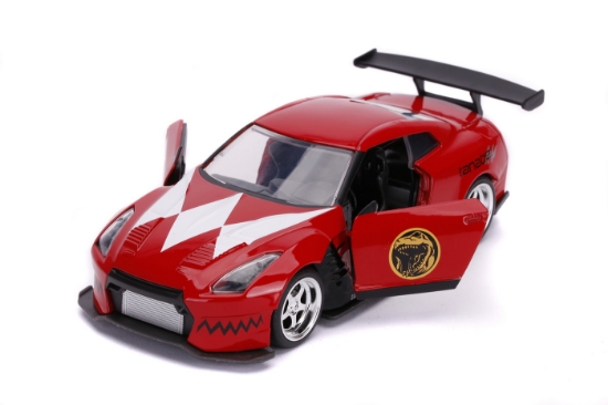 Imagine Masinuta metalica Power Rangers 2009 Nissan GT-R R35 scara 1 la 32