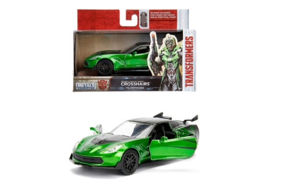 Imagine Jada Transformers mașinuță metalică Chevy Corvette scară 1:32