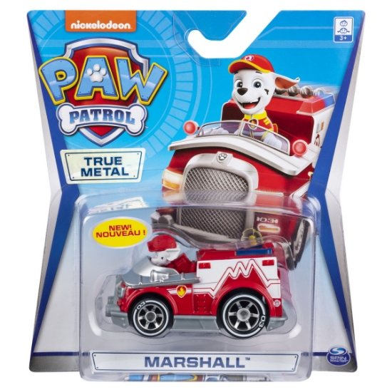 Imagine  PATRULA CATELUSILOR  MACHETA  METALICA MARSHALL CU MASINA
