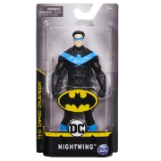 Imagine BATMAN FIGURINA NIGHTWING 15CM CU COSTUM NEGRU