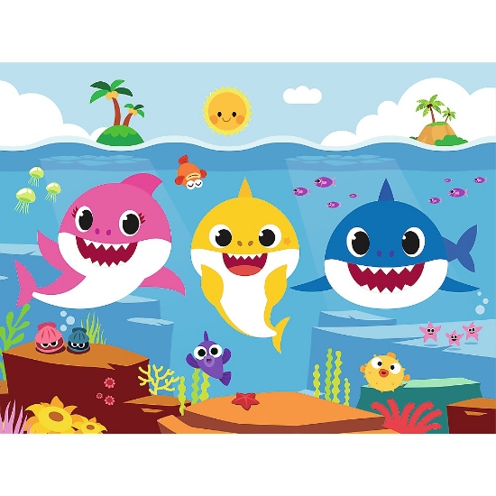 Imagine PUZZLE TREFL 30 BABY SHARK LUMEA RECHINILOR