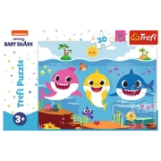 Imagine PUZZLE TREFL 30 BABY SHARK LUMEA RECHINILOR