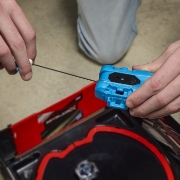 Imagine BEYBLADE X LET IT RIP SET LANSATOR SI ROATA COBALT DRAGOON 2-60C