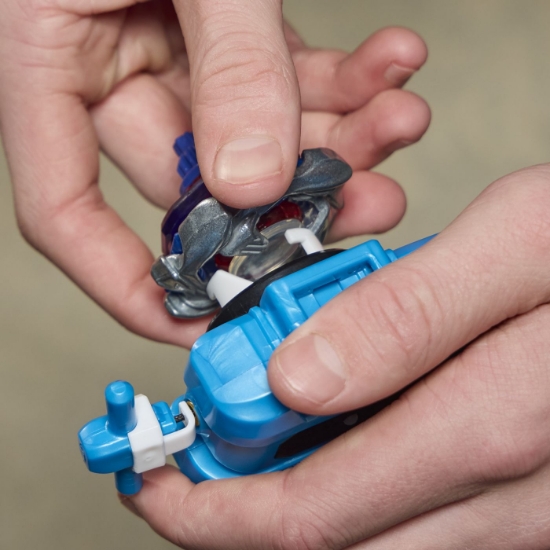 Imagine BEYBLADE X LET IT RIP SET LANSATOR SI ROATA COBALT DRAGOON 2-60C