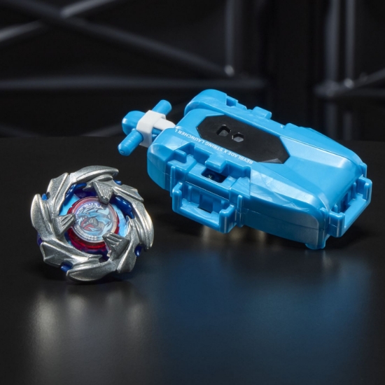 Imagine BEYBLADE X LET IT RIP SET LANSATOR SI ROATA COBALT DRAGOON 2-60C