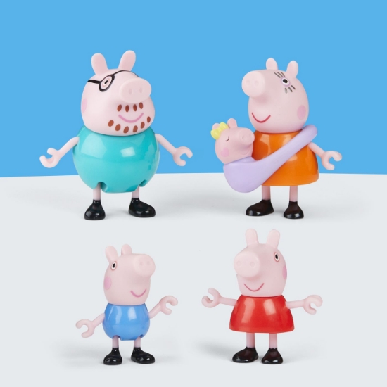 Imagine PEPPA PIG SET 5 FIGURINE FAMILIA PEPPA