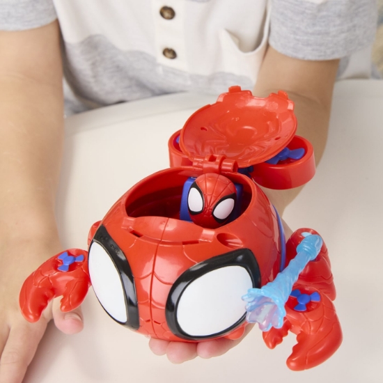 Imagine SPIDEY SI PRIETENII LUI UIMITORI MARVEL SET FIGURINA 7.6CM SI SUBMARINUL CRAB PAIANJEN