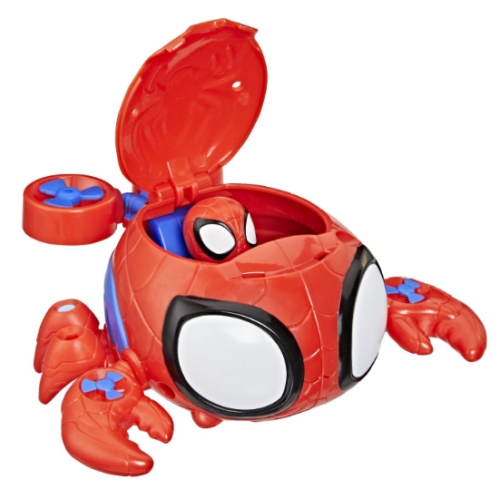 Imagine SPIDEY SI PRIETENII LUI UIMITORI MARVEL SET FIGURINA 7.6CM SI SUBMARINUL CRAB PAIANJEN