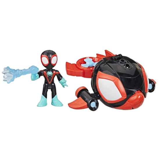 Imagine SPIDEY SI PRIETENII LUI UIMITORI MARVEL SET FIGURINA 7.6CM SI SUBMARINUL DELFIN