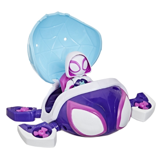 Imagine SPIDEY SI PRIETENII LUI UIMITORI MARVEL SET FIGURINA 7.6CM SI SUBMARINUL TESTOASA FANTOMA