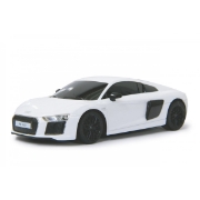 Imagine MASINA CU TELECOMANDA AUDI R8 ALB CU SCARA 1 LA 24