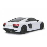 Imagine MASINA CU TELECOMANDA AUDI R8 ALB CU SCARA 1 LA 24