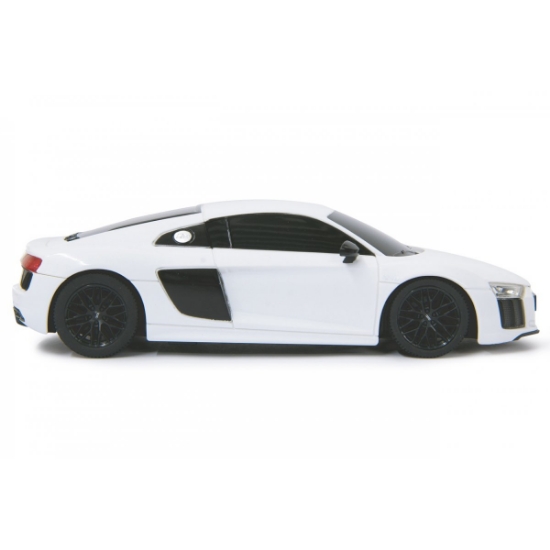 Imagine Mașină cu telecomandă Audi R8 alb, scară 1:24