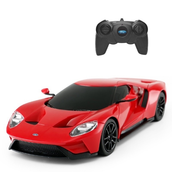 Imagine MASINA CU TELECOMANDA FORD GT ROSU SCARA 1 LA 24