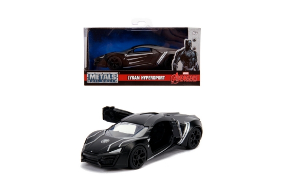 Imagine Mașinuță metalică Black Panther Lykan Hypersport scară 1 la 32