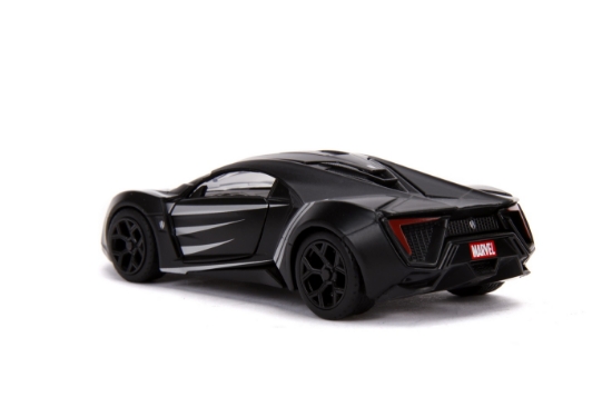 Imagine Mașinuță metalică Black Panther Lykan Hypersport scară 1 la 32