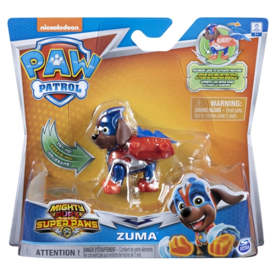 Imagine PATRULA CATELUSILOR FIGURINA SUPER EROU ZUMA