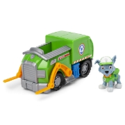 Imagine PATRULA CATELUSILOR VEHICULE CU FIGURINA ROCKY