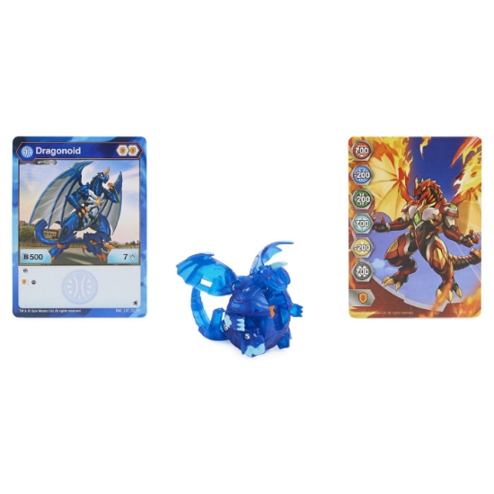 Imagine BAKUGAN PACHET LEGENDAR DRAGONOID ALBASTRU