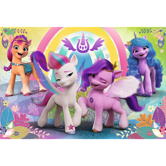Imagine PUZZLE TREFL 60 PIESE MY LITTLE PONY PONEII MINUNATI