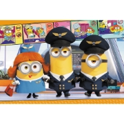 Imagine PUZZLE TREFL 100 PIESE MINIONII LA AEROPORT