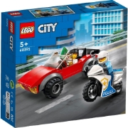 Imagine LEGO CITY POLITIST PE MOTOCICLETA IN URMARIREA UNEI MASINI 60392