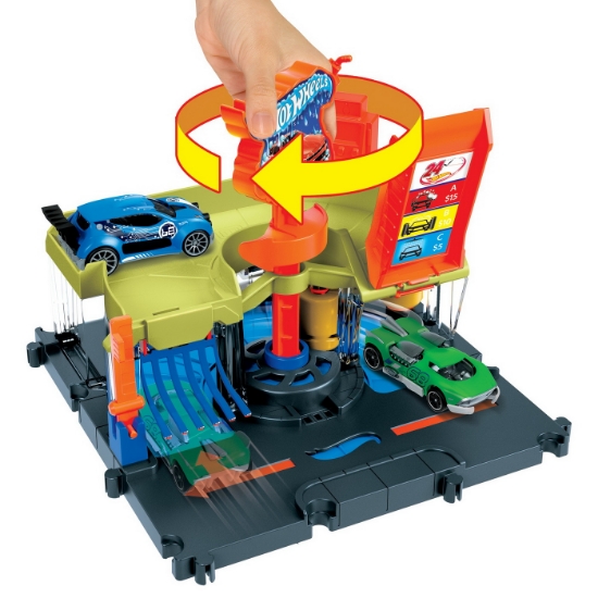 Imagine Hot Wheels City spălătorie auto