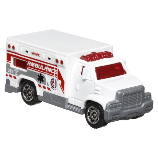 Imagine Matchbox set 5 mașinuțe metalice MBX Rescue III scara 1:64