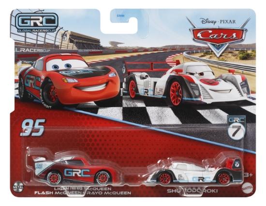Imagine Cars3 set 2 mașinuțe metalice Fulger McQueen și Shu Todoroki