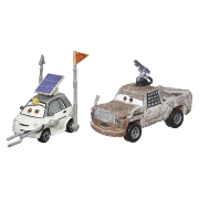 Imagine Cars3 set 2 mașinuțe metalice Ken Enginoki și Justin Roadritter