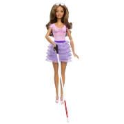 Imagine BARBIE FASHIONISTAS PAPUSA BARBIE CU BASTON PENTRU NEVAZATORI