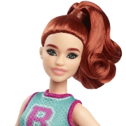 Imagine BARBIE FASHIONISTAS PAPUSA BARBIE ROSCATA MAJORETA