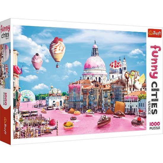 Imagine PUZZLE TREFL 1000 PRAJITURELE LA VENETIA