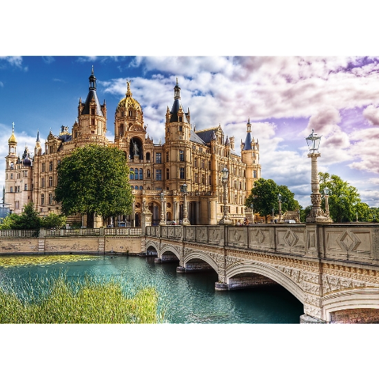 Imagine PUZZLE TREFL 1000 CASTELUL DE PE INSULA